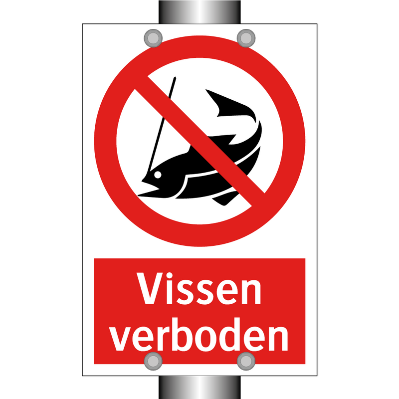 Vissen verboden