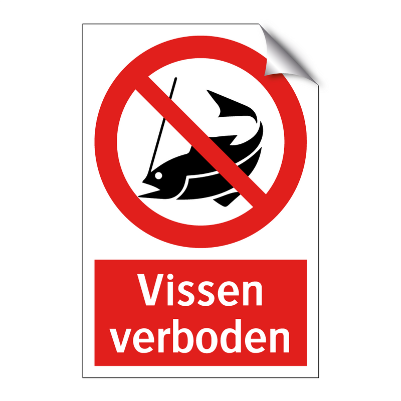 Vissen verboden