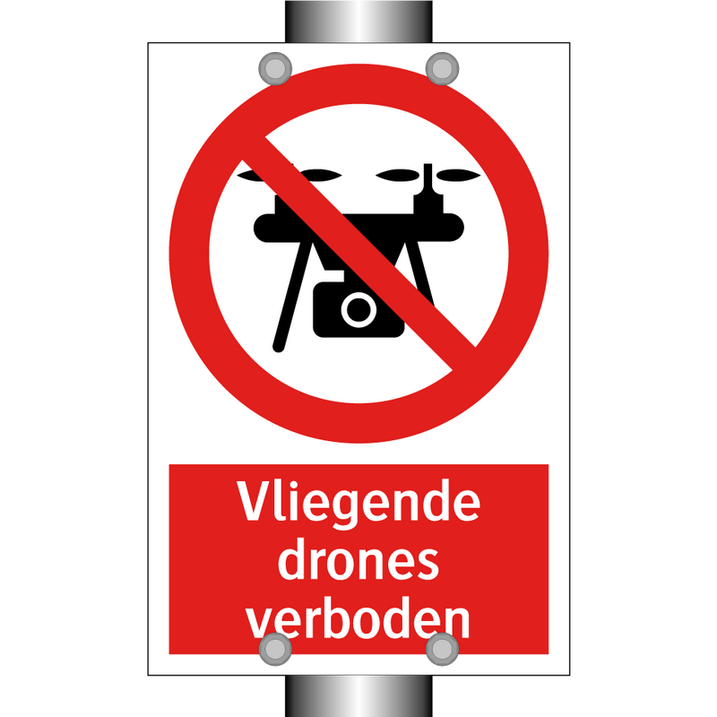 Vliegende drones verboden