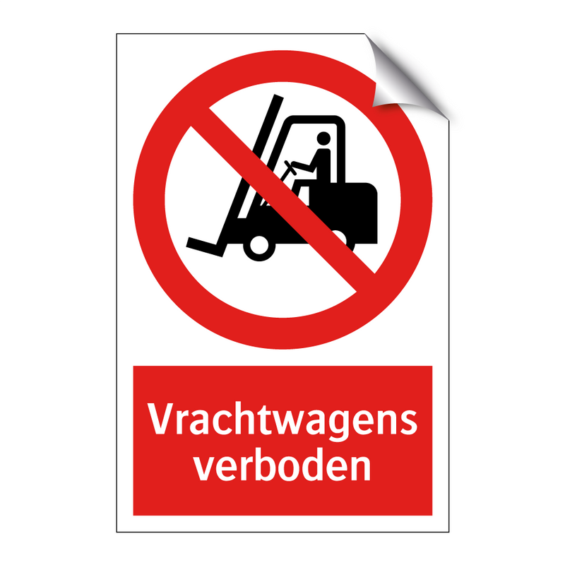 Vrachtwagens verboden