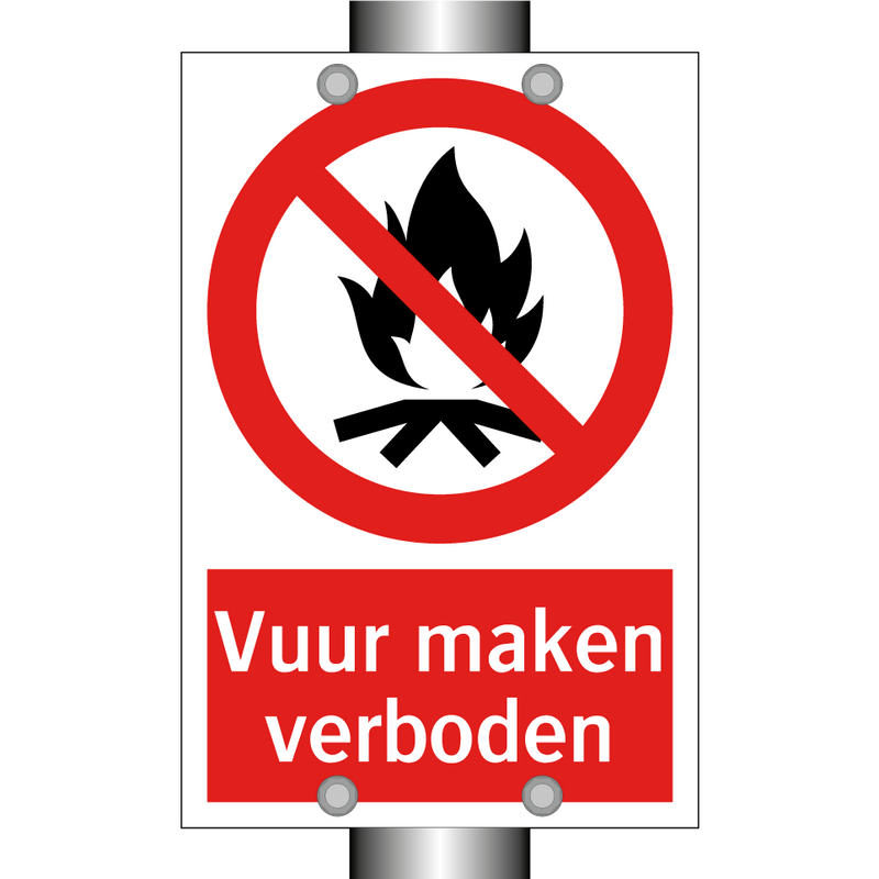 Vuur maken verboden