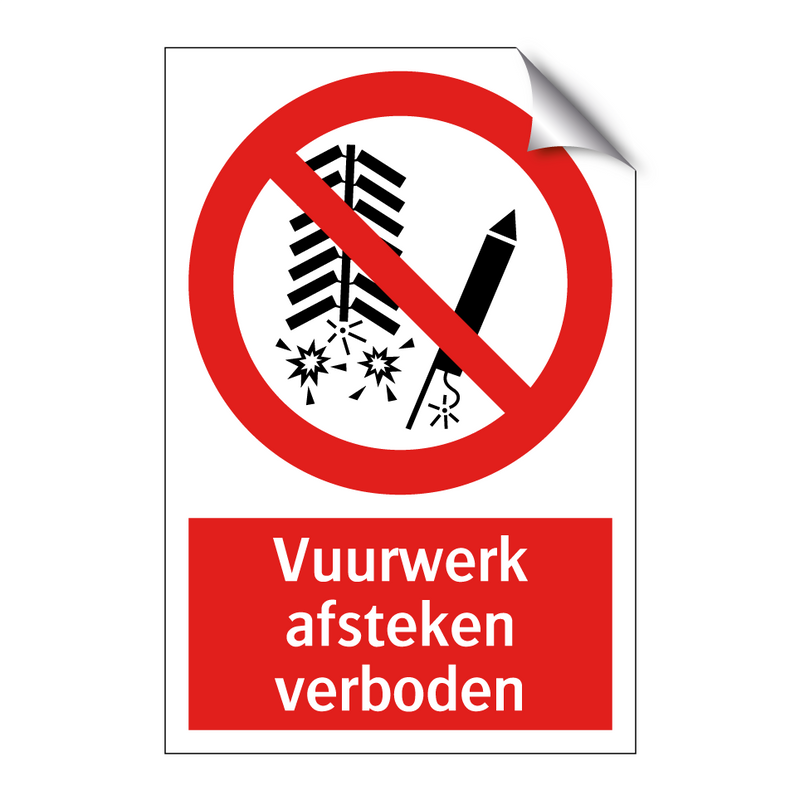 Vuurwerk afsteken verboden