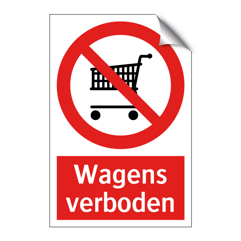 Wagens verboden