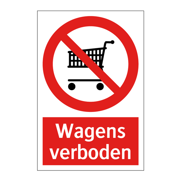 Wagens verboden