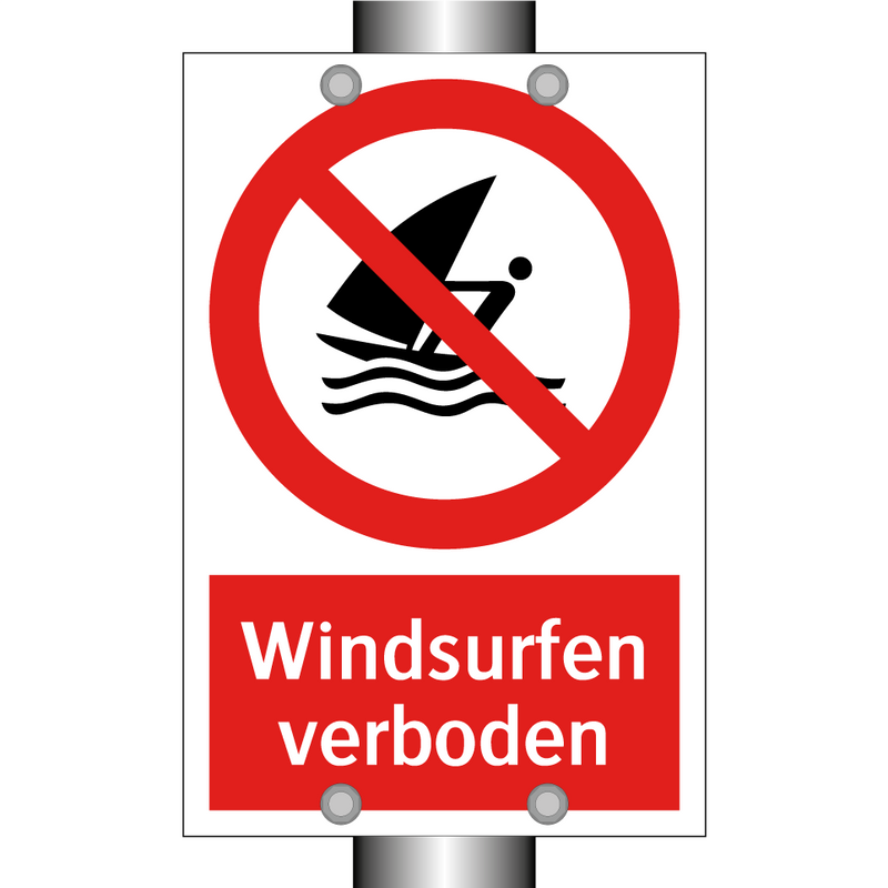 Windsurfen verboden