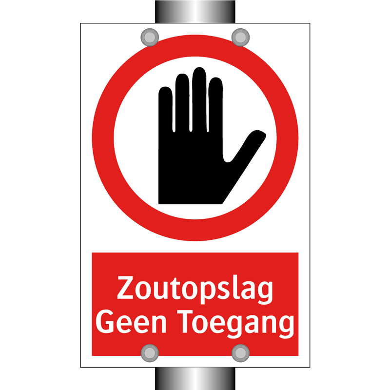 Zoutopslag Geen Toegang