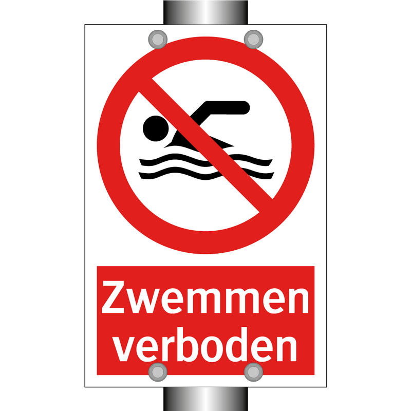 Zwemmen verboden