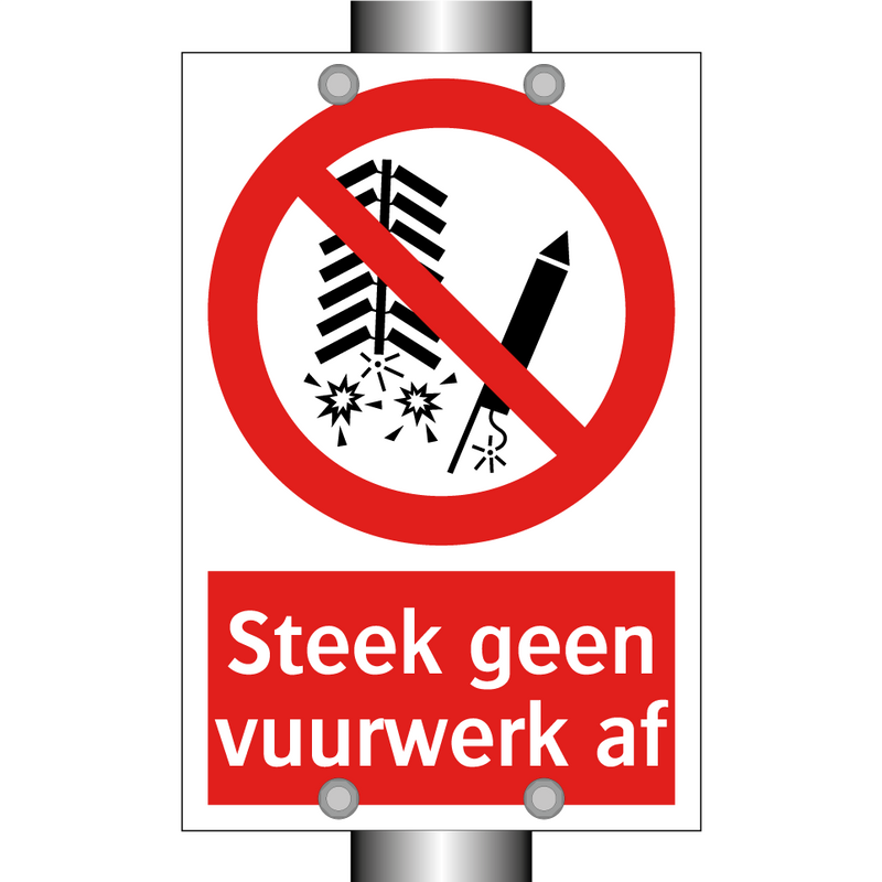 Steek geen vuurwerk af