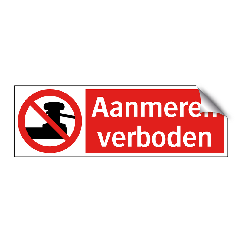 Aanmeren verboden