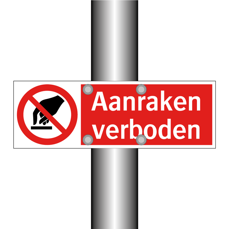 Aanraken verboden