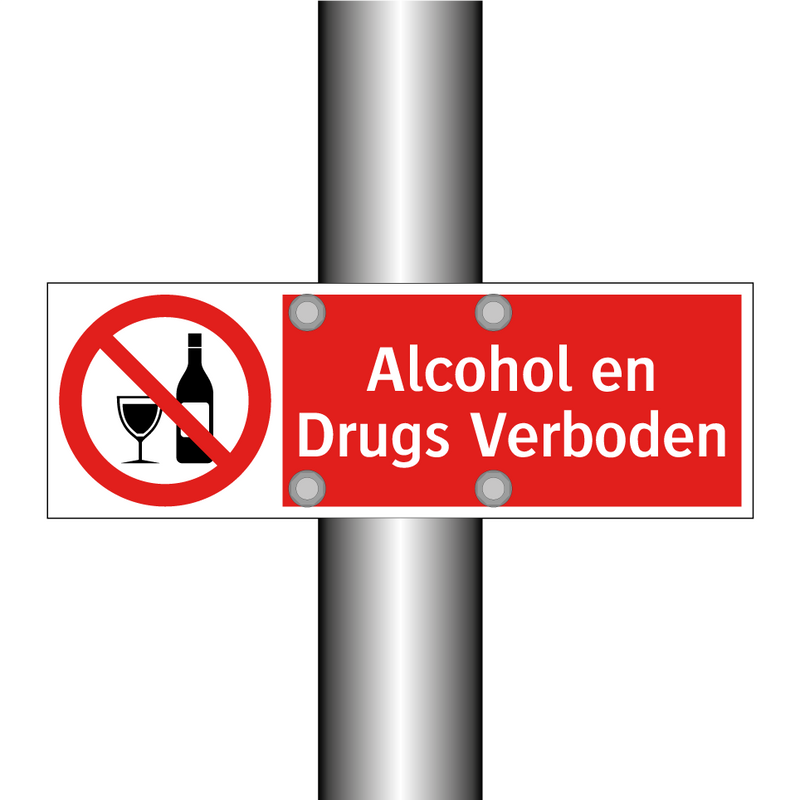 Alcohol en Drugs Verboden