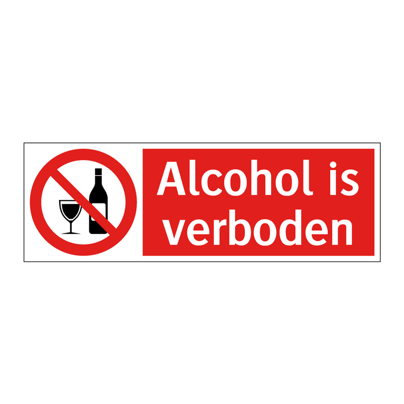 Alcohol is verboden