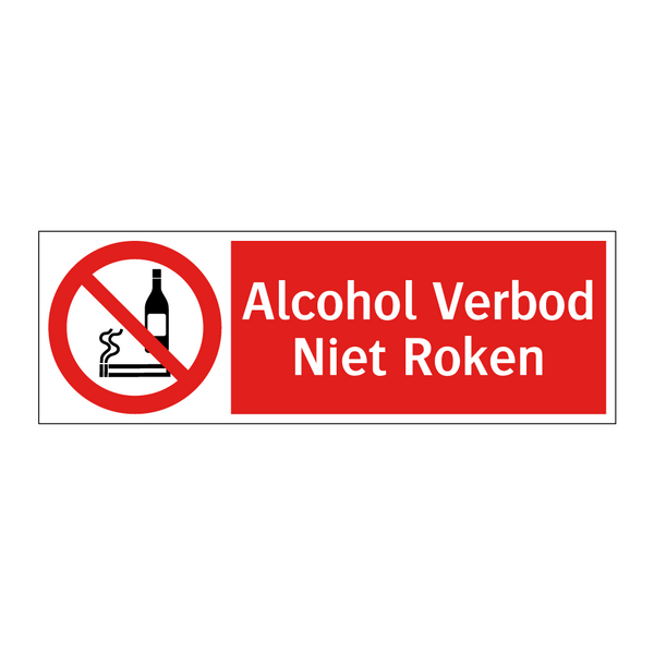 Alcohol Verbod Niet Roken