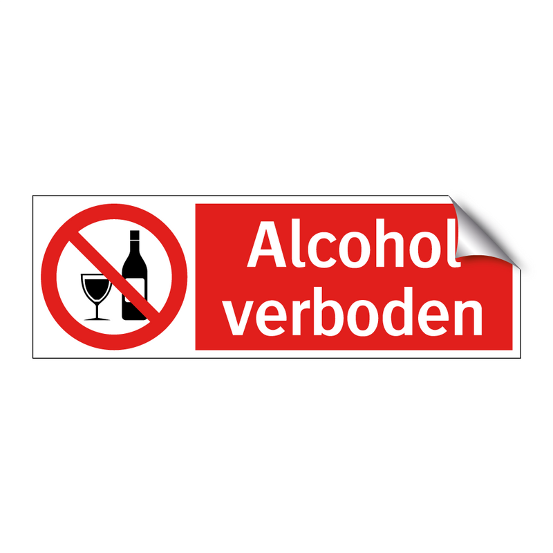 Alcohol verboden