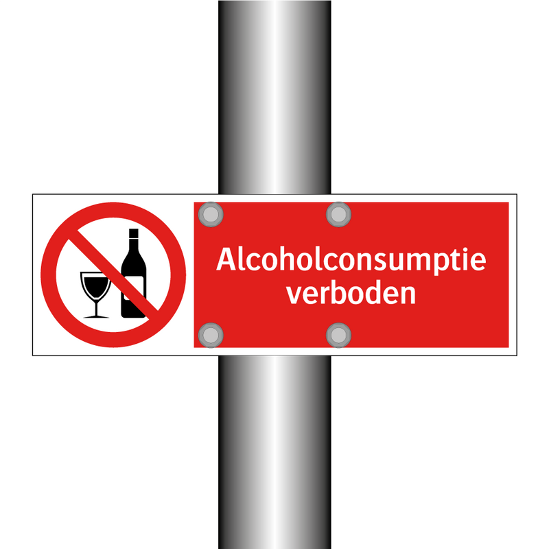 Alcoholconsumptie verboden