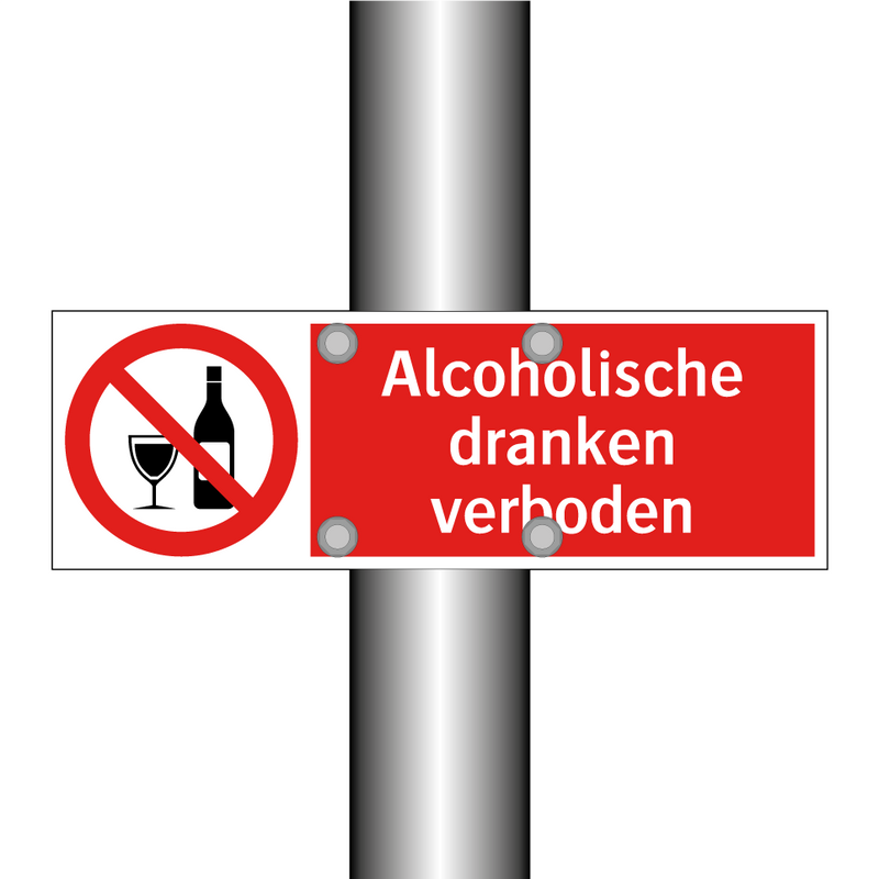 Alcoholische dranken verboden