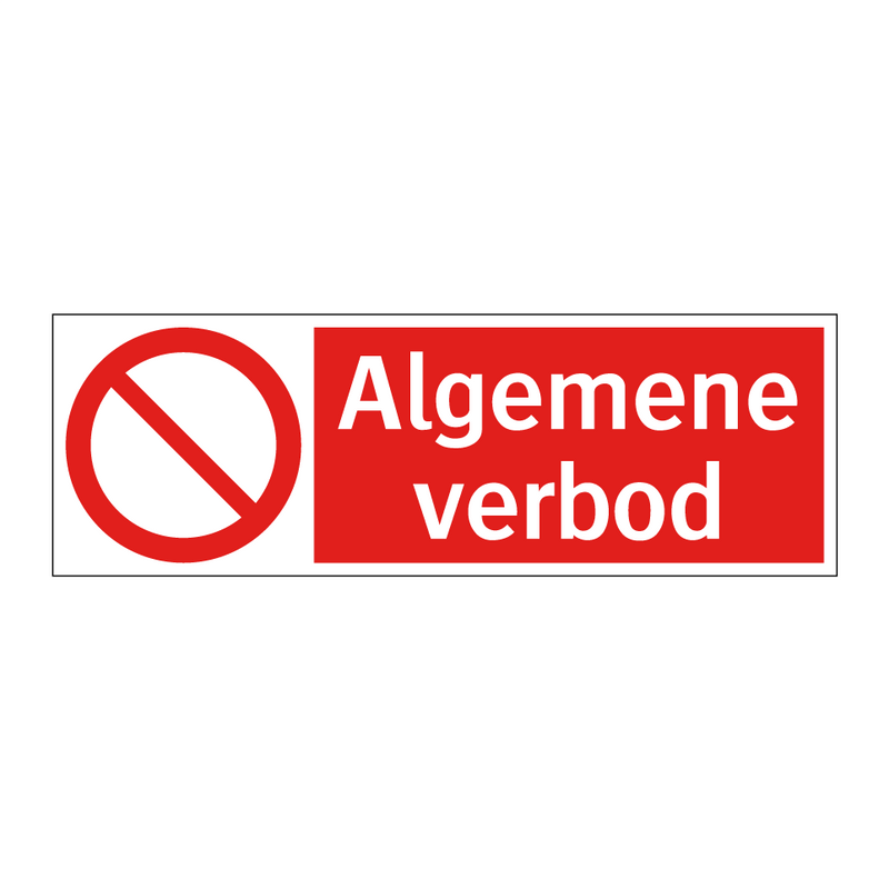 Algemene verbod