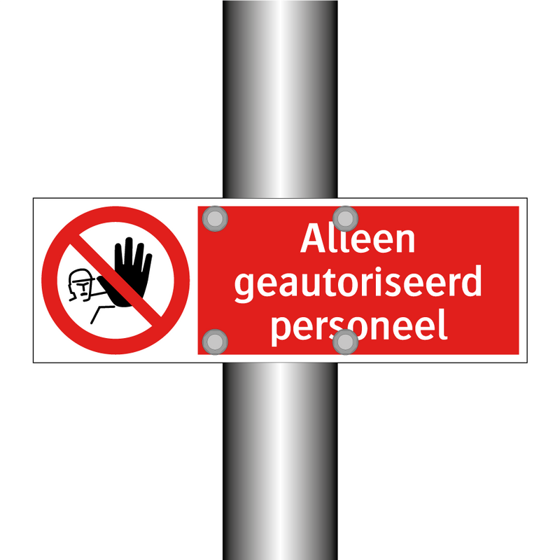 Alleen geautoriseerd personeel