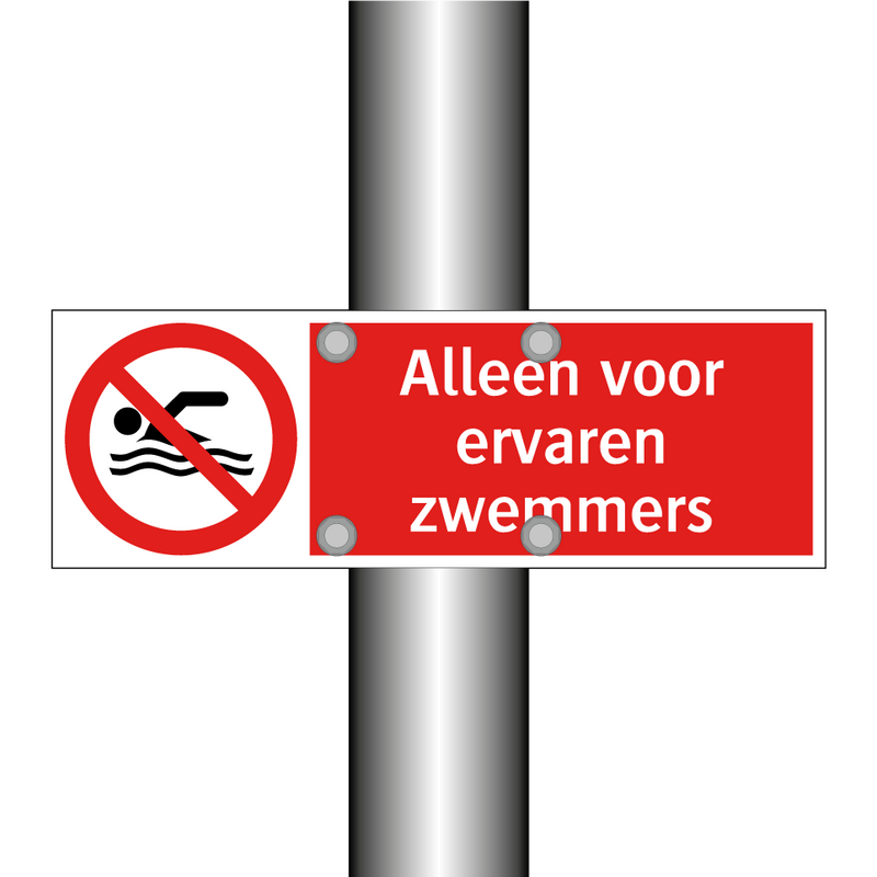 Alleen voor ervaren zwemmers