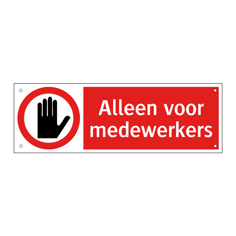 Alleen voor medewerkers