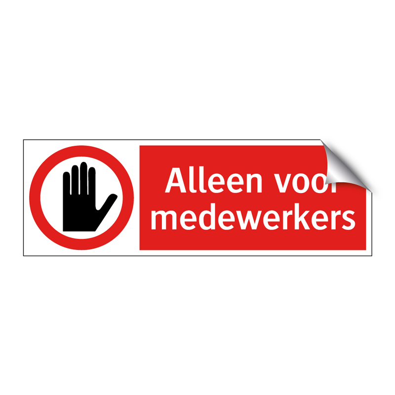 Alleen voor medewerkers