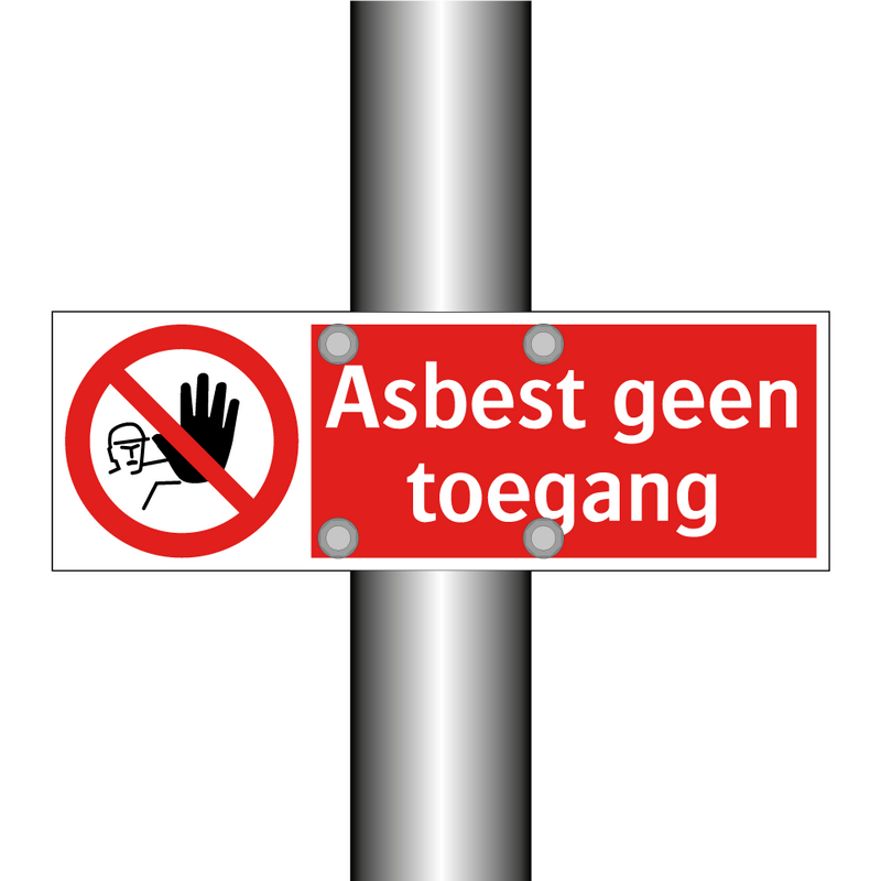 Asbest geen toegang