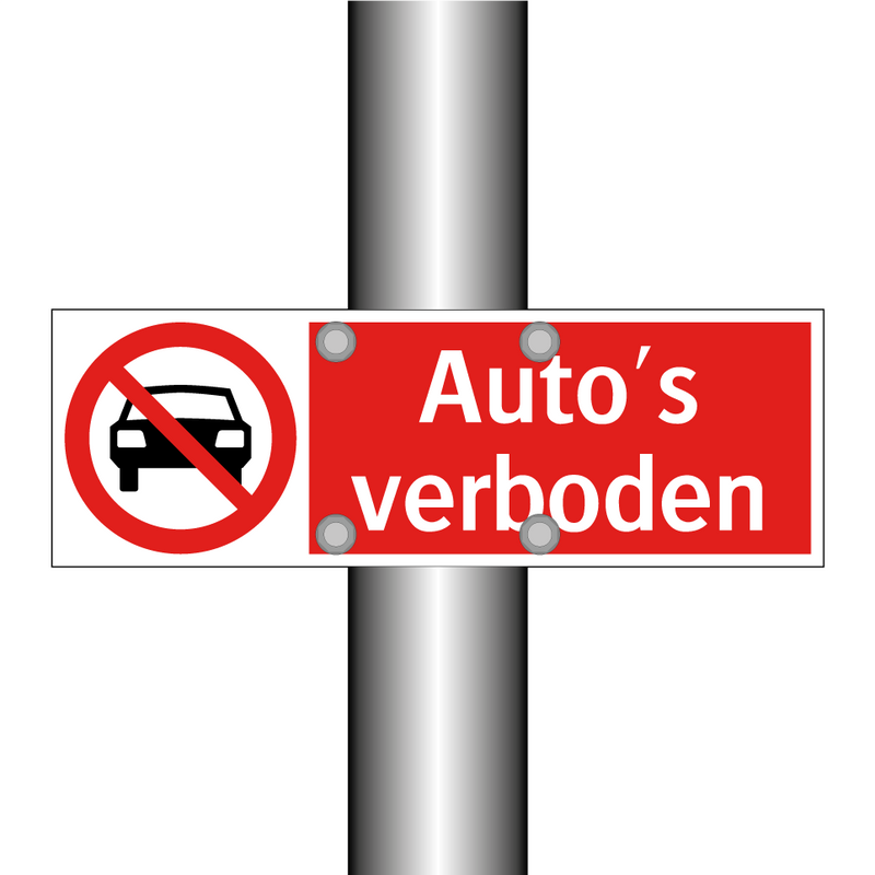 Auto's verboden