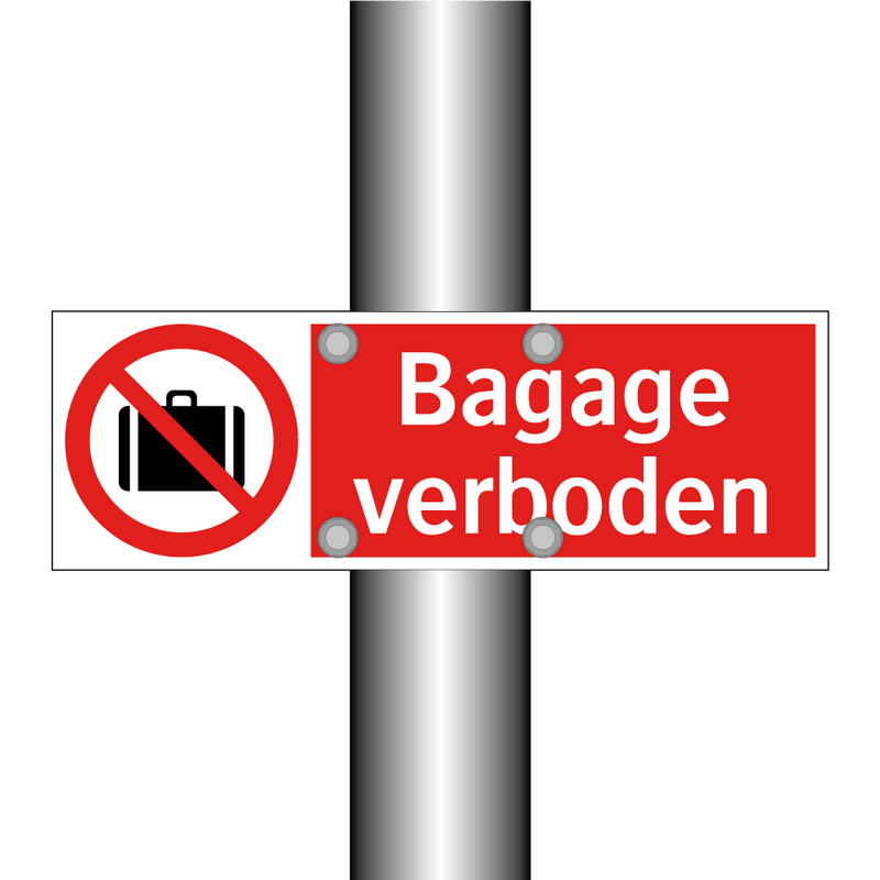 Bagage verboden