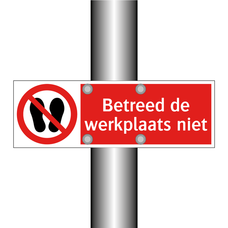 Betreed de werkplaats niet