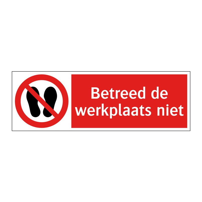 Betreed de werkplaats niet