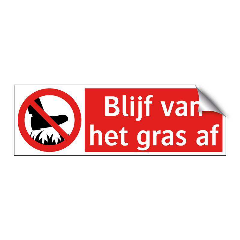 Blijf van het gras af