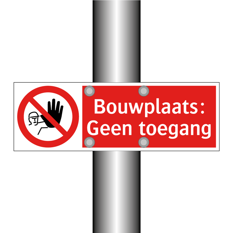 Bouwplaats: Geen toegang