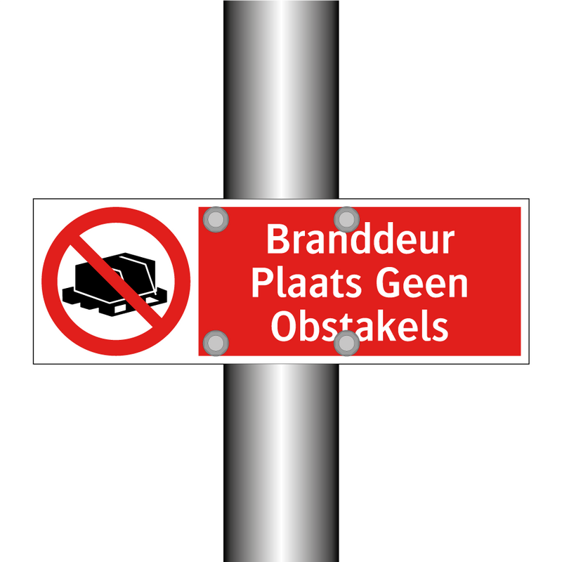 Branddeur Plaats Geen Obstakels