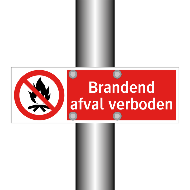 Brandend afval verboden