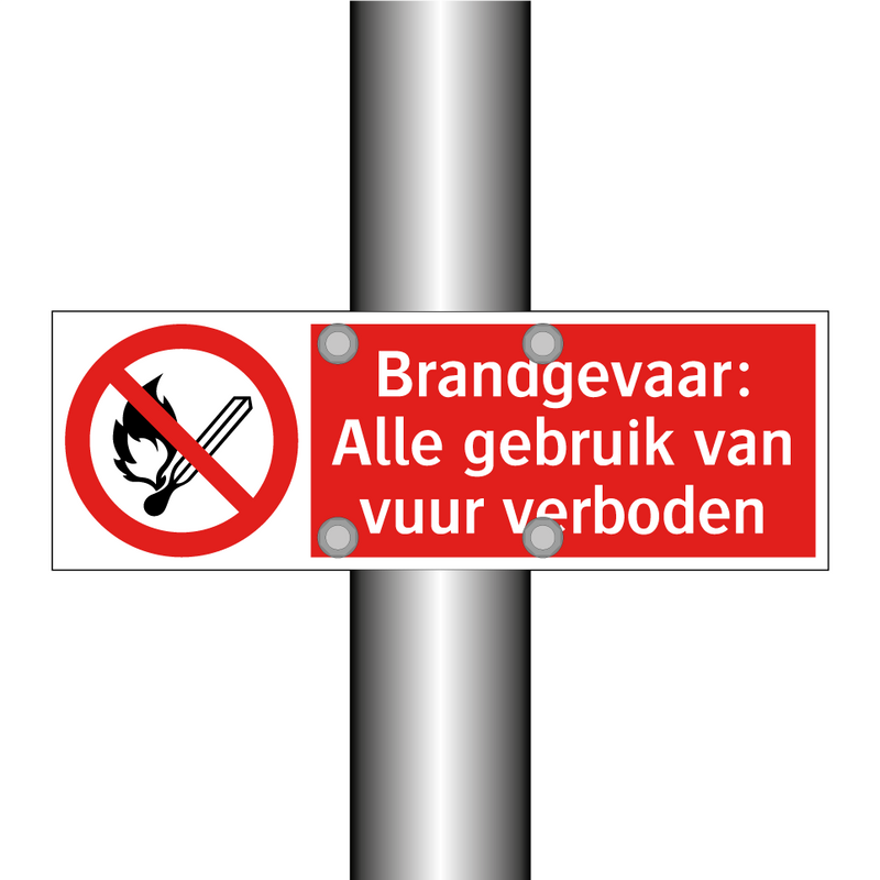 Brandgevaar: Alle gebruik van vuur verboden