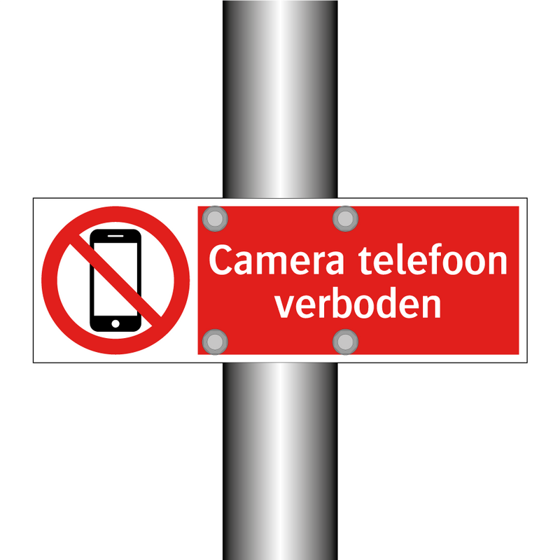 Camera telefoon verboden