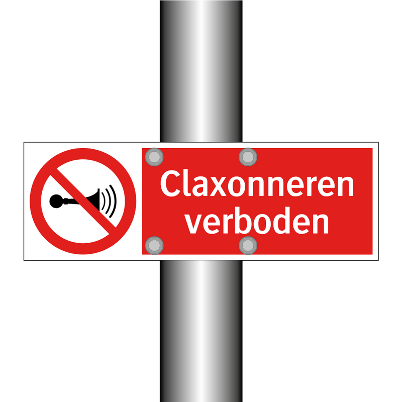 Claxonneren verboden