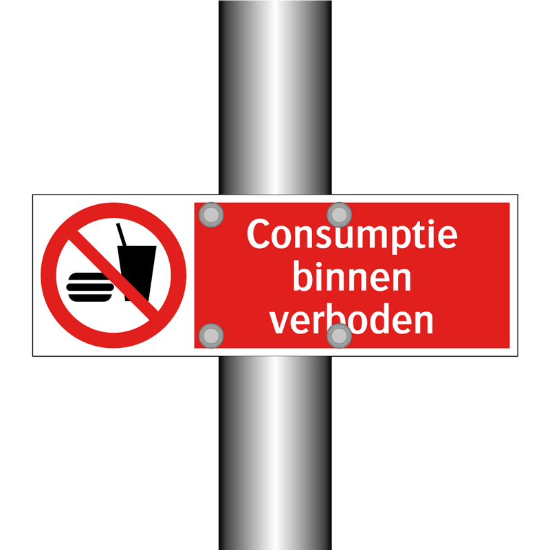 Consumptie binnen verboden