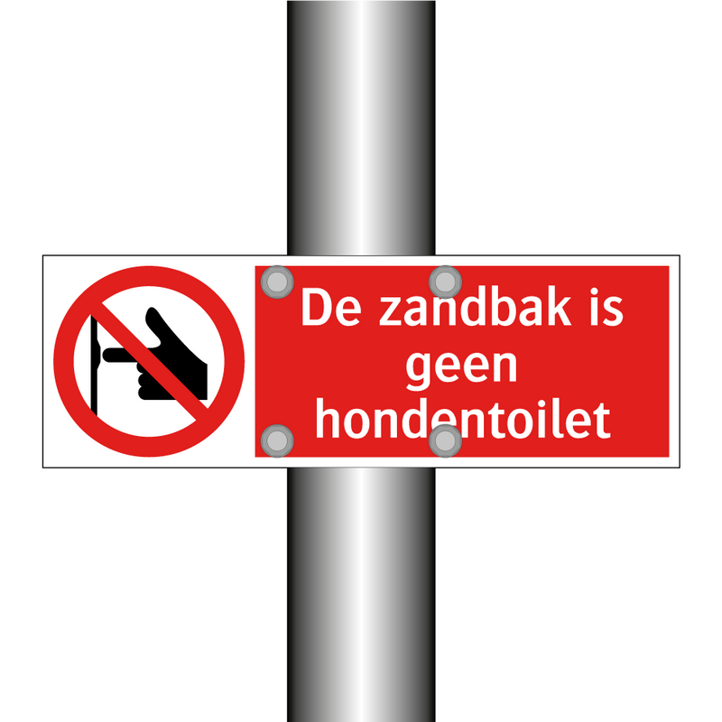 De zandbak is geen hondentoilet