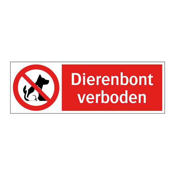 Dierenbont verboden