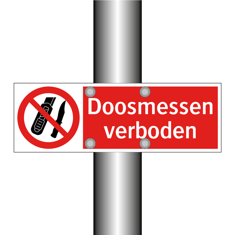 Doosmessen verboden