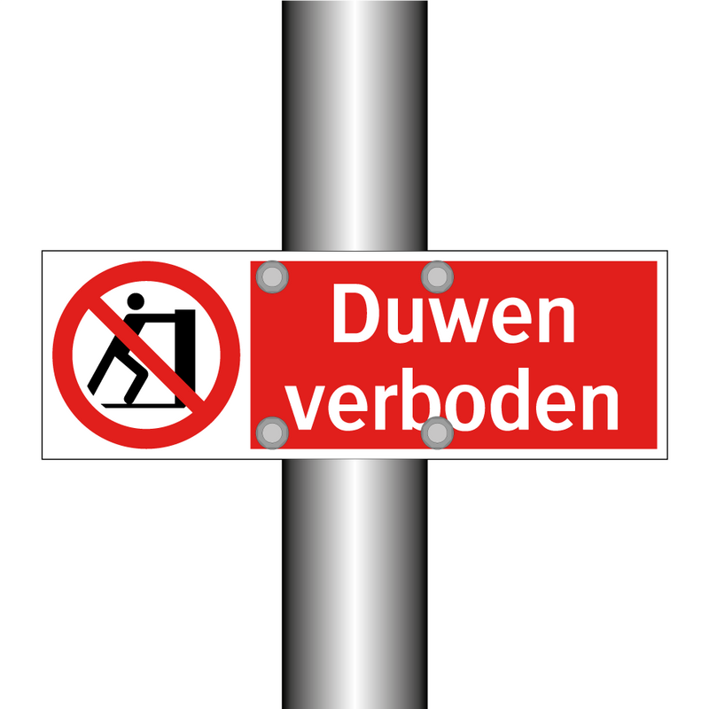 Duwen verboden