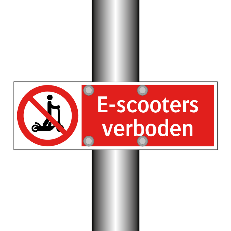 E-scooters verboden