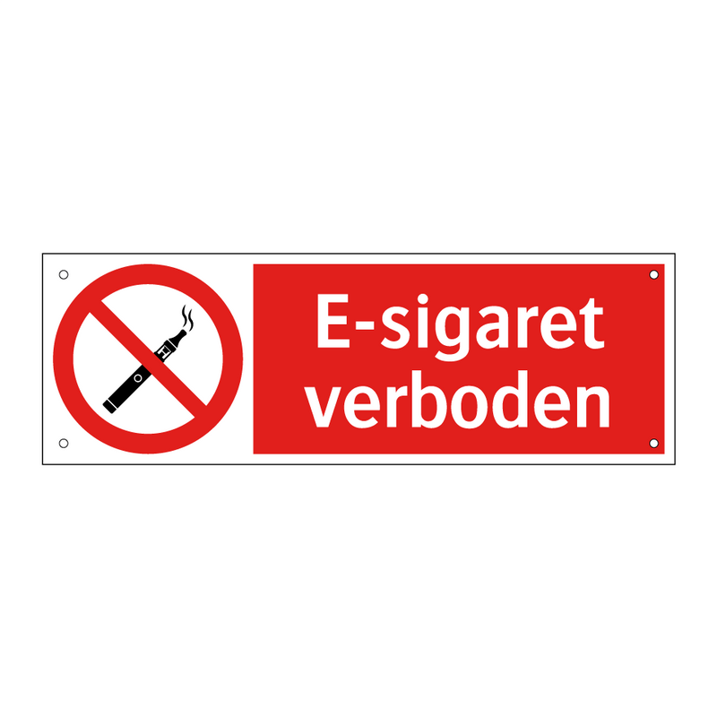 E-sigaret verboden