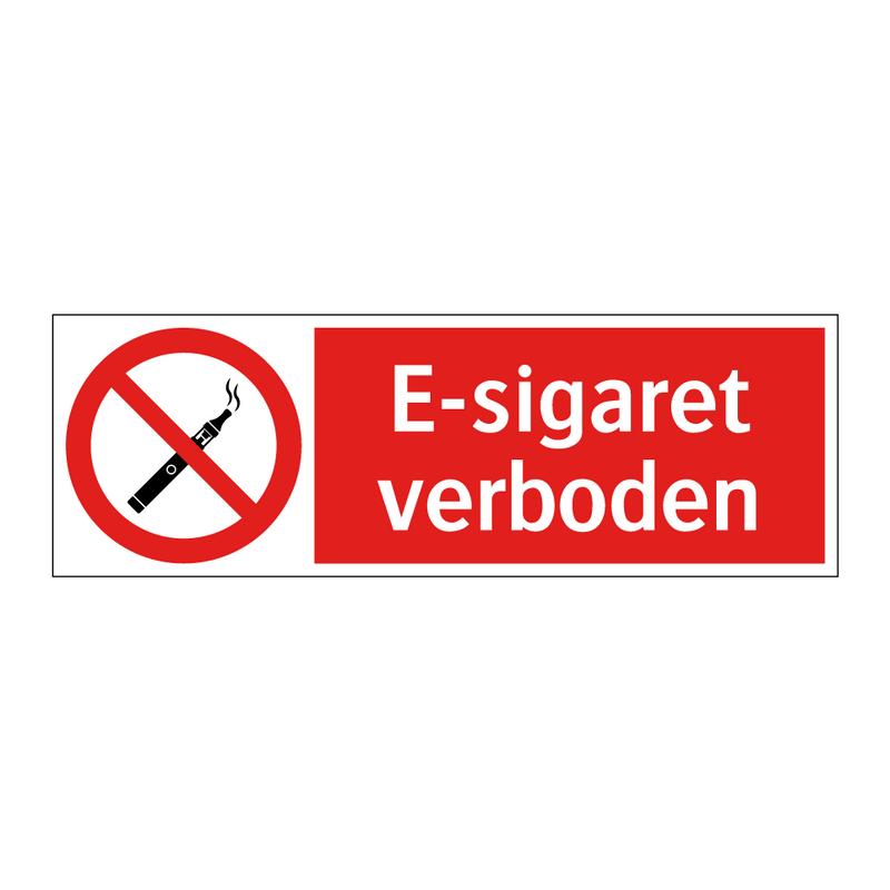 E-sigaret verboden