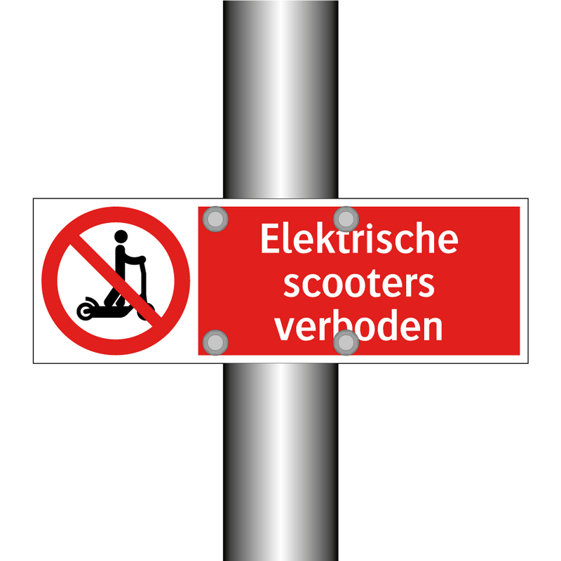 Elektrische scooters verboden