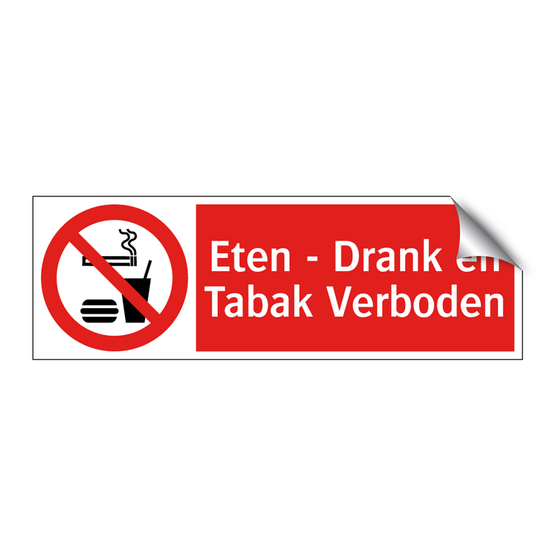 Eten - Drank en Tabak Verboden