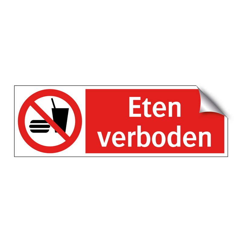 Eten verboden