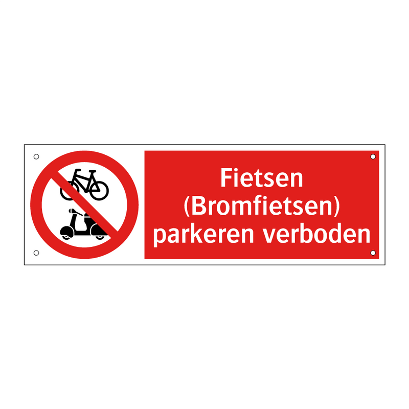 Fietsen (Bromfietsen) parkeren verboden