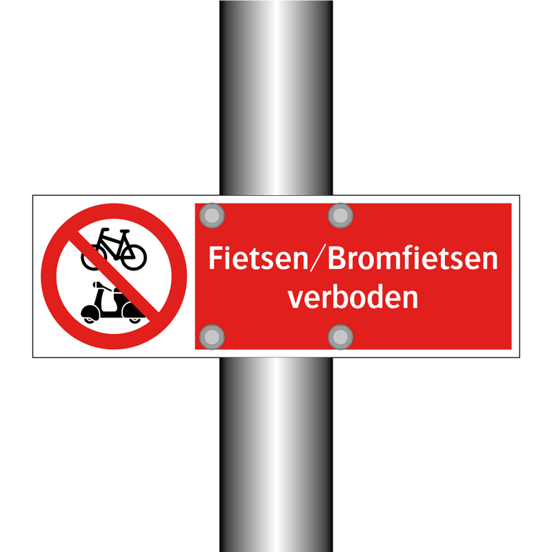 Fietsen/Bromfietsen verboden